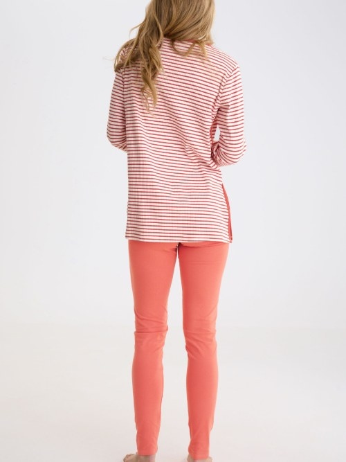 Lisca Nachtmode Infinity koralle pyjama