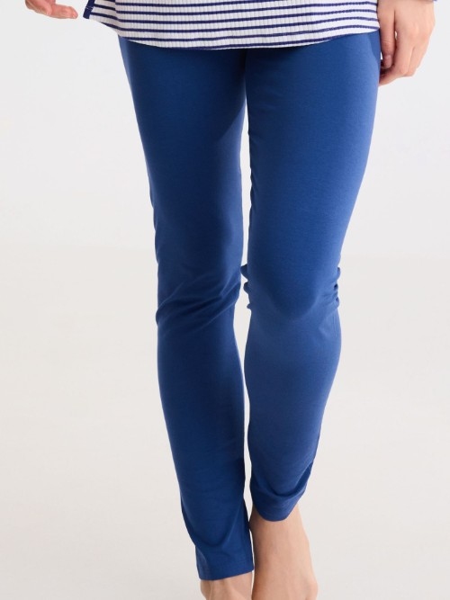 Lisca Nachtmode Infinity blau pyjama
