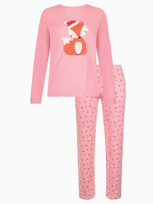 Lisca Nachtmode Foxy pink pyjama