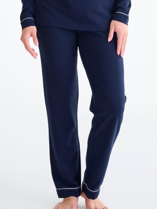 Lisca Nachtmode Tara navy-blau pyjama