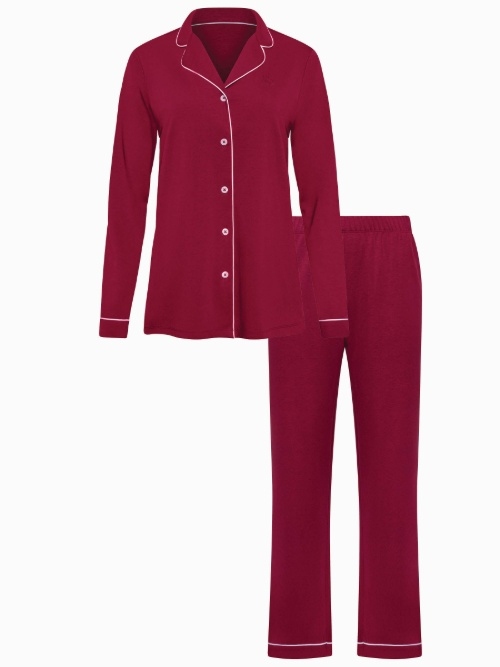 Lisca Nachtmode Tara rot pyjama