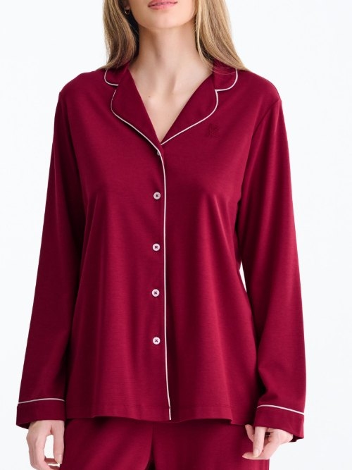 Lisca Nachtmode Tara rot pyjama