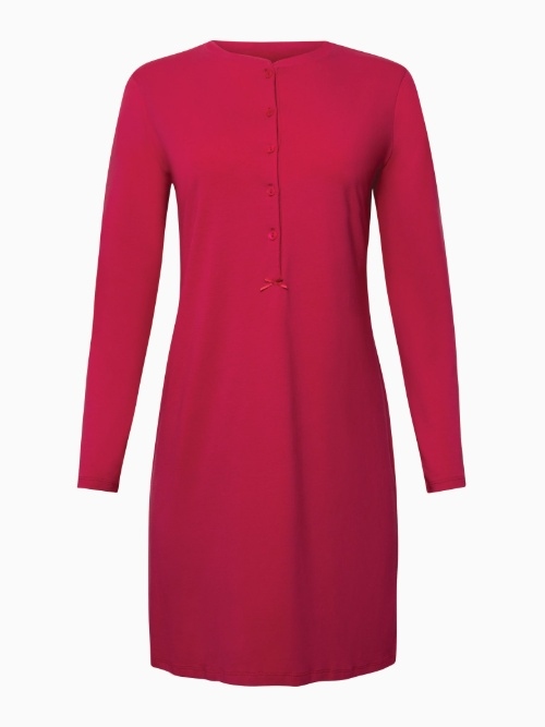 Lisca Nachtmode Cosy Nights cherry crimson nachtkleid