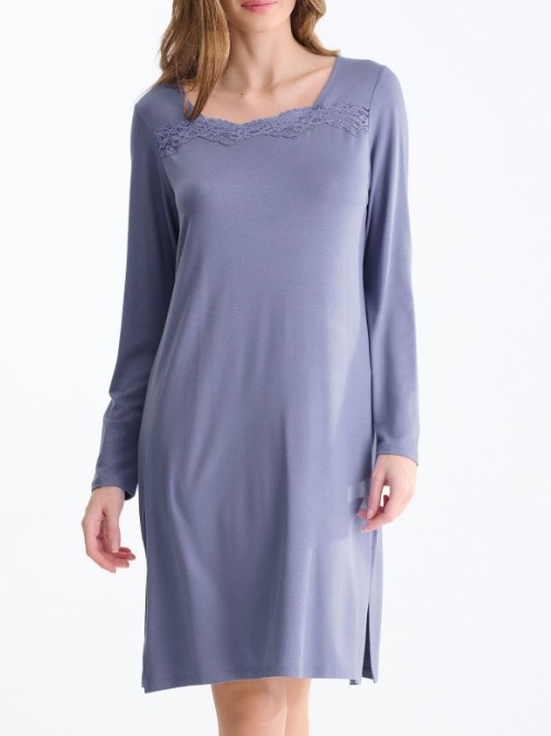 Lisca Nachtmode Tania lavendel nachtkleid