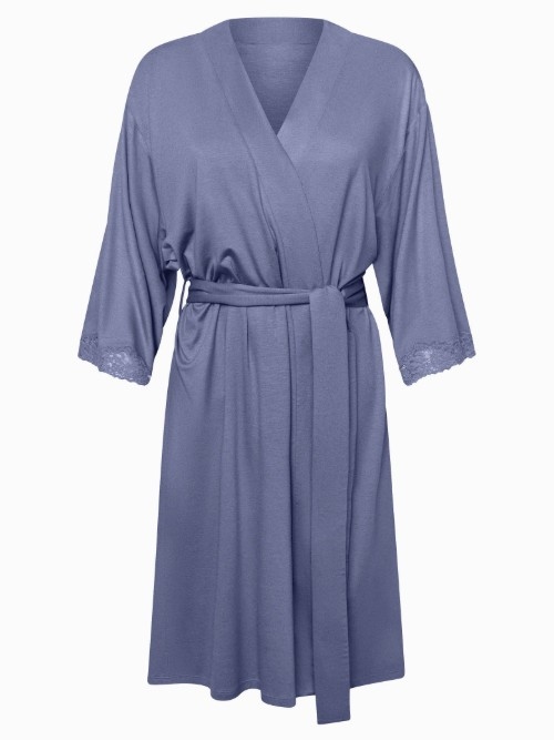 Lisca Nachtmode Tania lavendel kimono