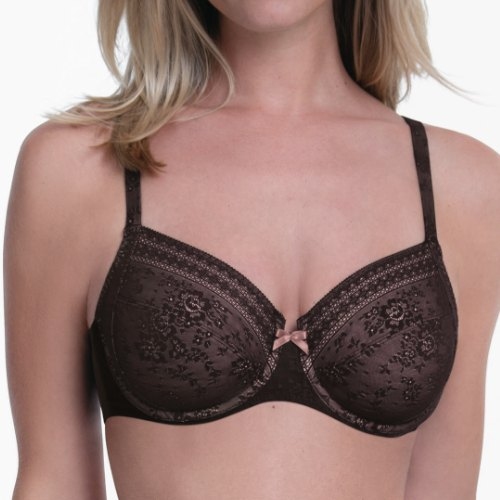 Rosa Faia Fleur chocolate nicht geformter bh