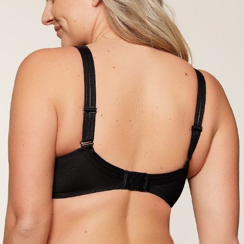 LingaDore Täglich Uni Fit Plus Bra schwarz/puder vorgeformter bh