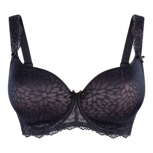LingaDore Täglich Uni Fit Plus Bra schwarz/puder vorgeformter bh