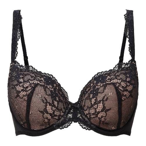 LingaDore Täglich Basic schwarz/puder vorgeformter bh
