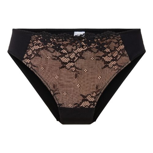 LingaDore Täglich Maxi Slip schwarz/puder slip