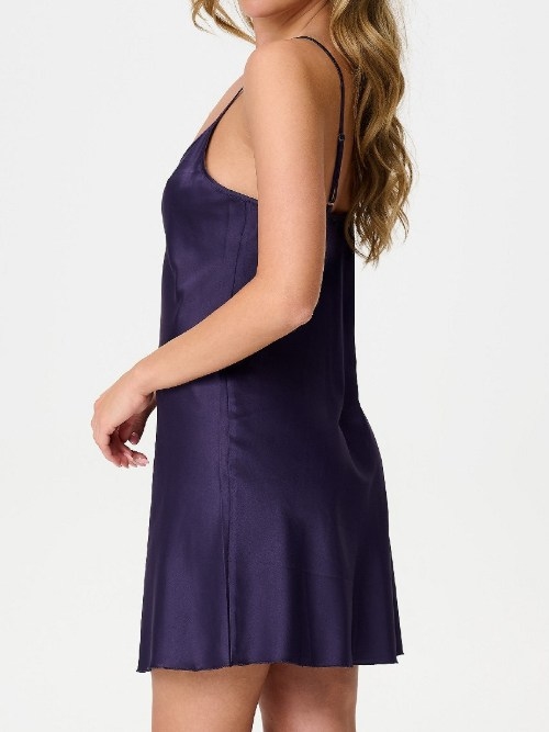 LingaDore Täglich Basic grape slipdress