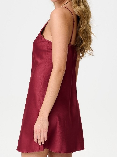 LingaDore Täglich Basic rubin slipdress