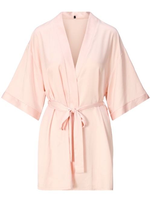 LingaDore Täglich Basic light apricot kimono