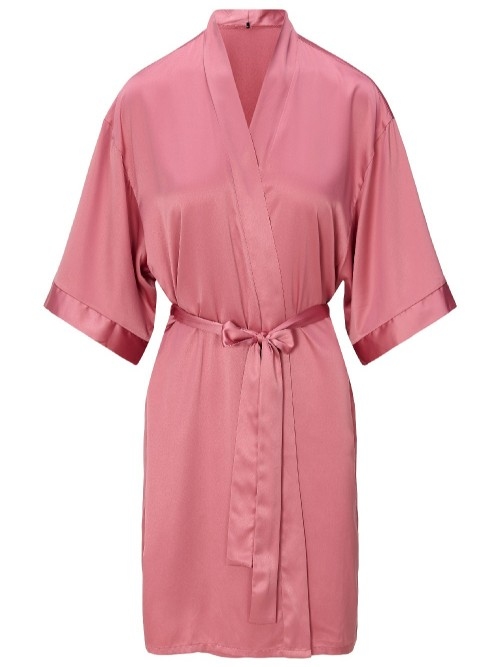 LingaDore Täglich Basic dusty rose kimono