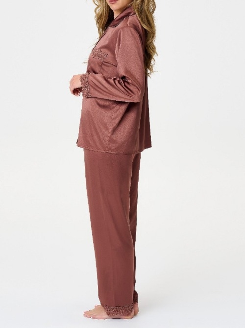 LingaDore Täglich Basic cognac pyjama