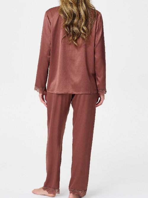 LingaDore Täglich Basic cognac pyjama