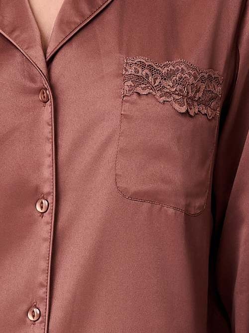 LingaDore Täglich Basic cognac pyjama