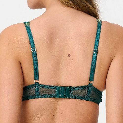 LingaDore Pine Green Lace pine green vorgeformter bh