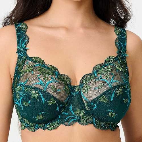 LingaDore Pine Green Lace pine green nicht geformter bh