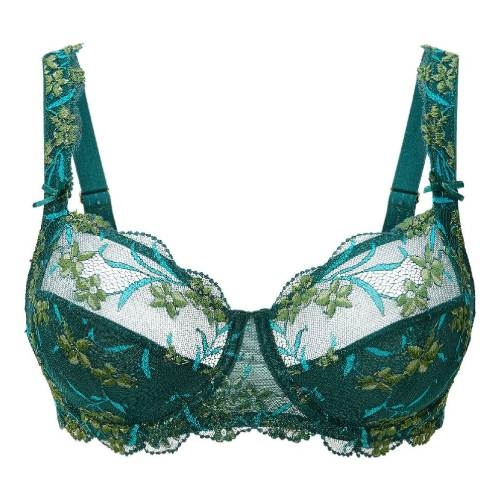 LingaDore Pine Green Lace pine green nicht geformter bh