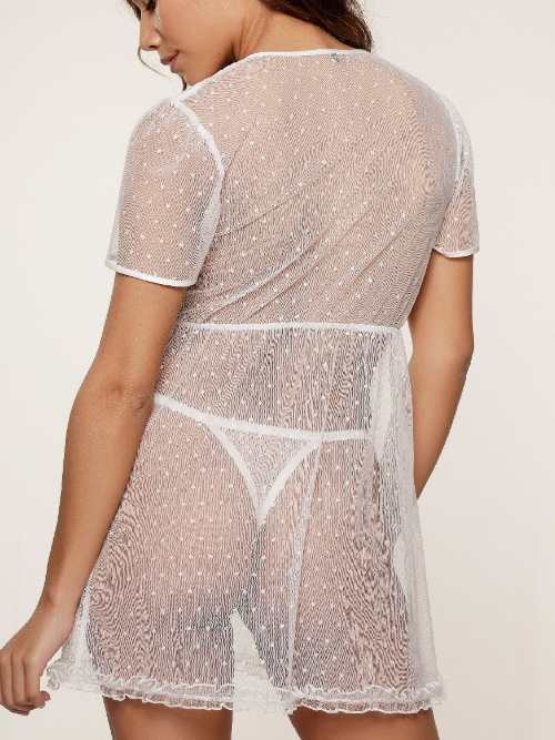 LingaDore Nacht 7809 cremeweiß nachtkleid