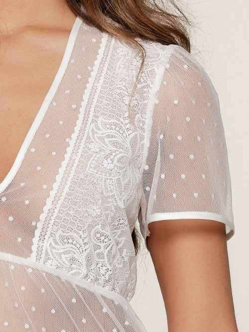 LingaDore Nacht 7809 cremeweiß nachtkleid