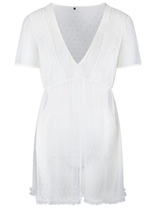 LingaDore Nacht 7809 cremeweiß nachtkleid