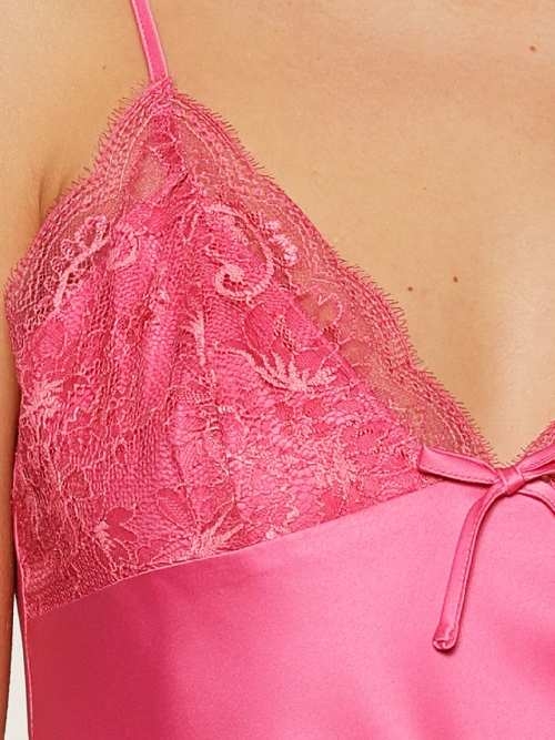 LingaDore Nacht 8006 rosa spaghetti top
