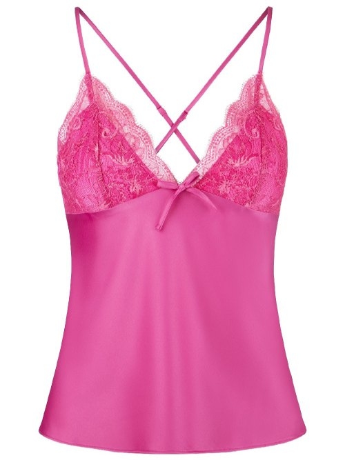 LingaDore Nacht 8006 rosa spaghetti top