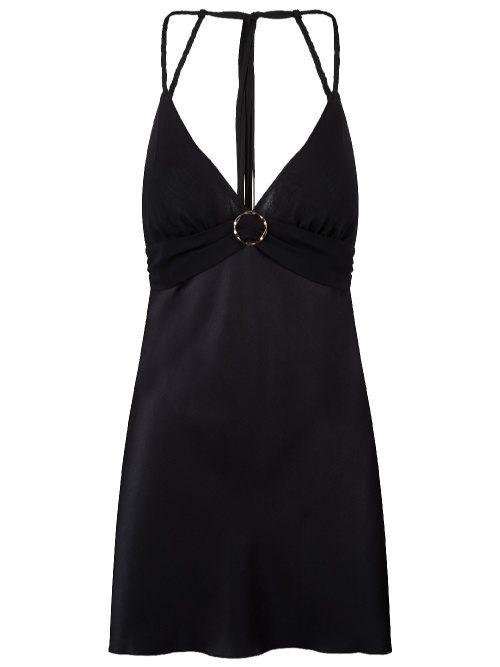 LingaDore Nacht 8008 schwarz slipdress