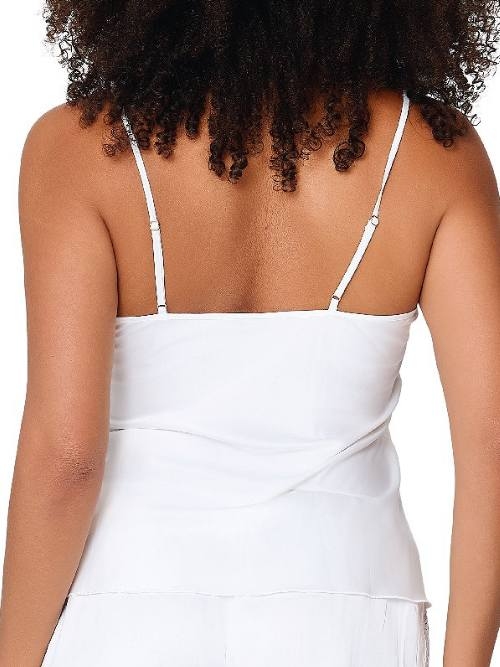LingaDore Nacht 8301 elfenbein spaghetti top