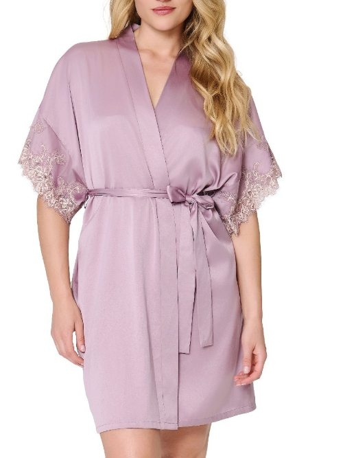 LingaDore Nacht 8302 taupe kimono