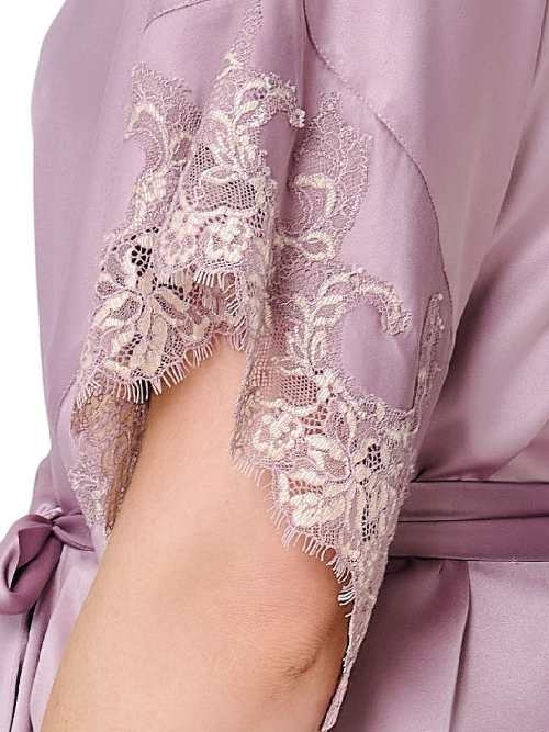 LingaDore Nacht 8302 taupe kimono