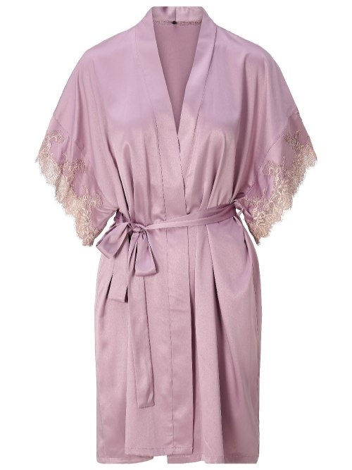 LingaDore Nacht 8302 taupe kimono