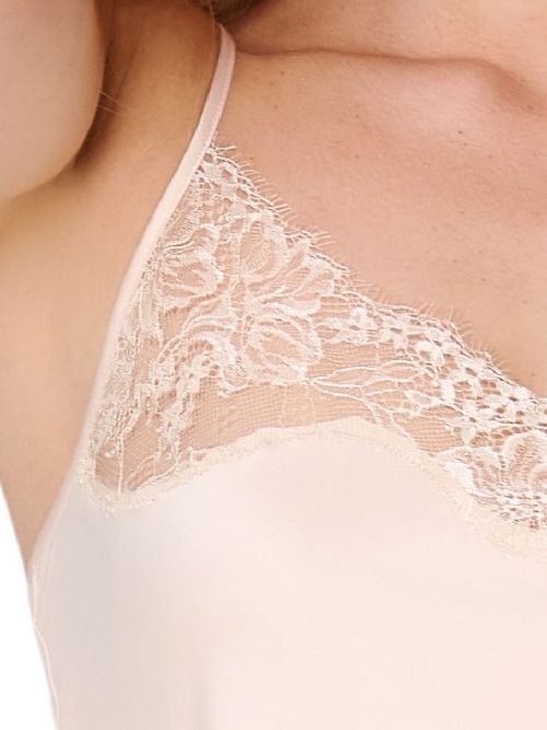 LingaDore Nacht 8304 beige spaghetti top