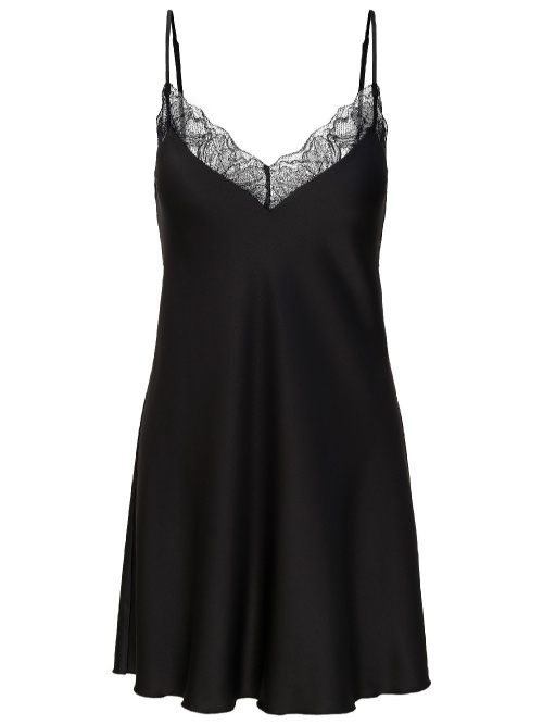 LingaDore Nacht 8501 schwarz slipdress