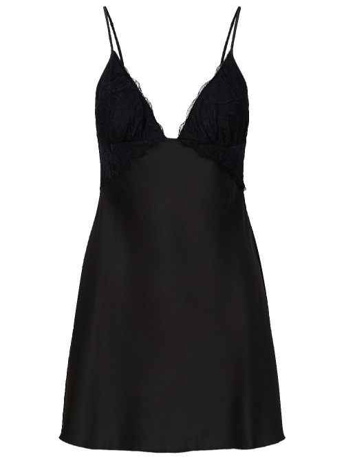 LingaDore Nacht 8501 schwarz slipdress