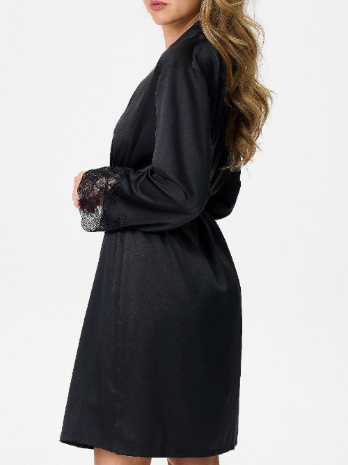 LingaDore Nacht 8501 schwarz kimono