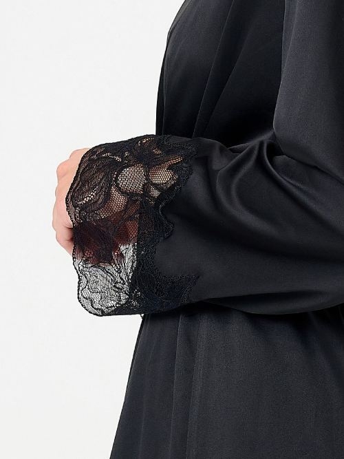 LingaDore Nacht 8501 schwarz kimono
