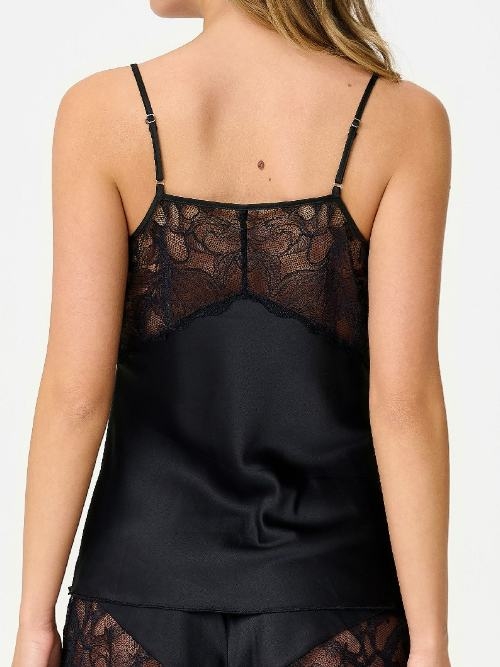 LingaDore Nacht 8501 schwarz spaghetti top