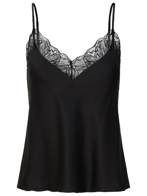 LingaDore Nacht 8501 schwarz spaghetti top