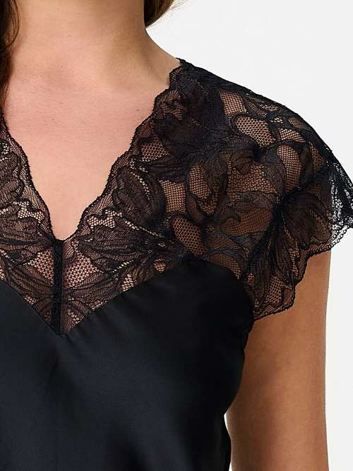LingaDore Nacht 8501 schwarz nachtkleid