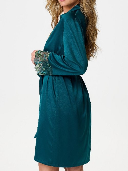 LingaDore Nacht 8502 pine green kimono