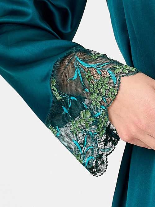 LingaDore Nacht 8502 pine green kimono