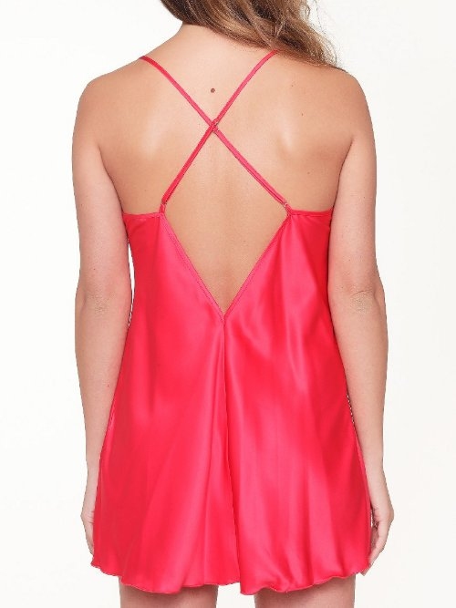 LingaDore Nacht 1446 rot slipdress