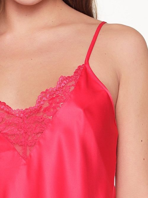 LingaDore Nacht 1446 rot slipdress