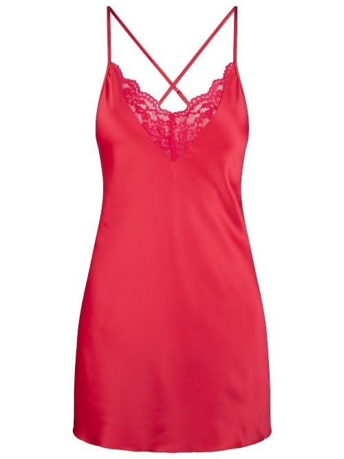 LingaDore Nacht 1446 rot slipdress