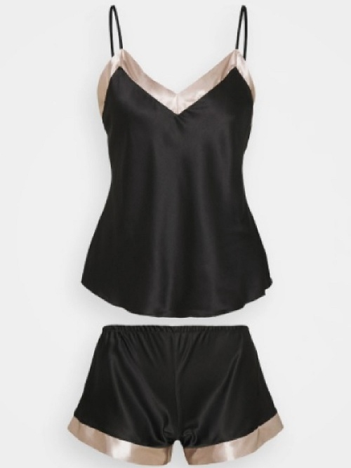 LingaDore Nacht 18370 schwarz slipdress