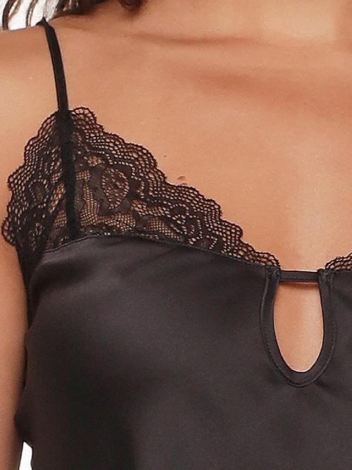 LingaDore Nacht 18371 schwarz shortama