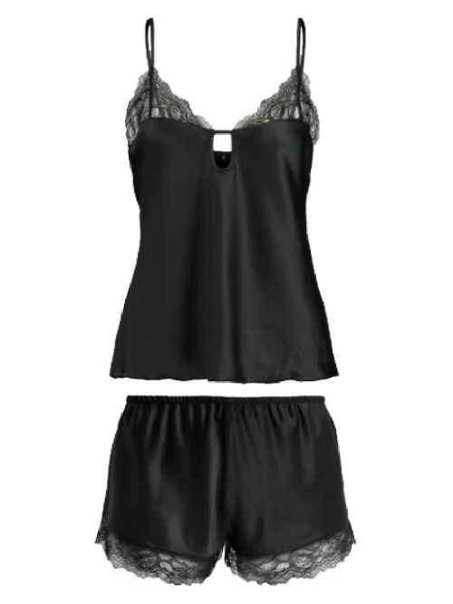 LingaDore Nacht 18371 schwarz shortama
